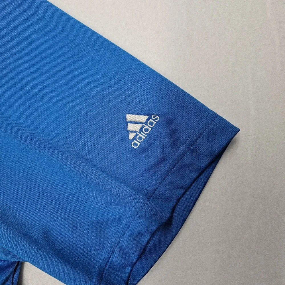 US Open 2014 Adidas Golf Polo Mens Large Blue Pinehurst No. 2